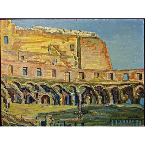 Appraisal: EDITH GRACE COOMBS CANADIAN - ROME COLOSSEUM POTATO HARVESTERS NEAR