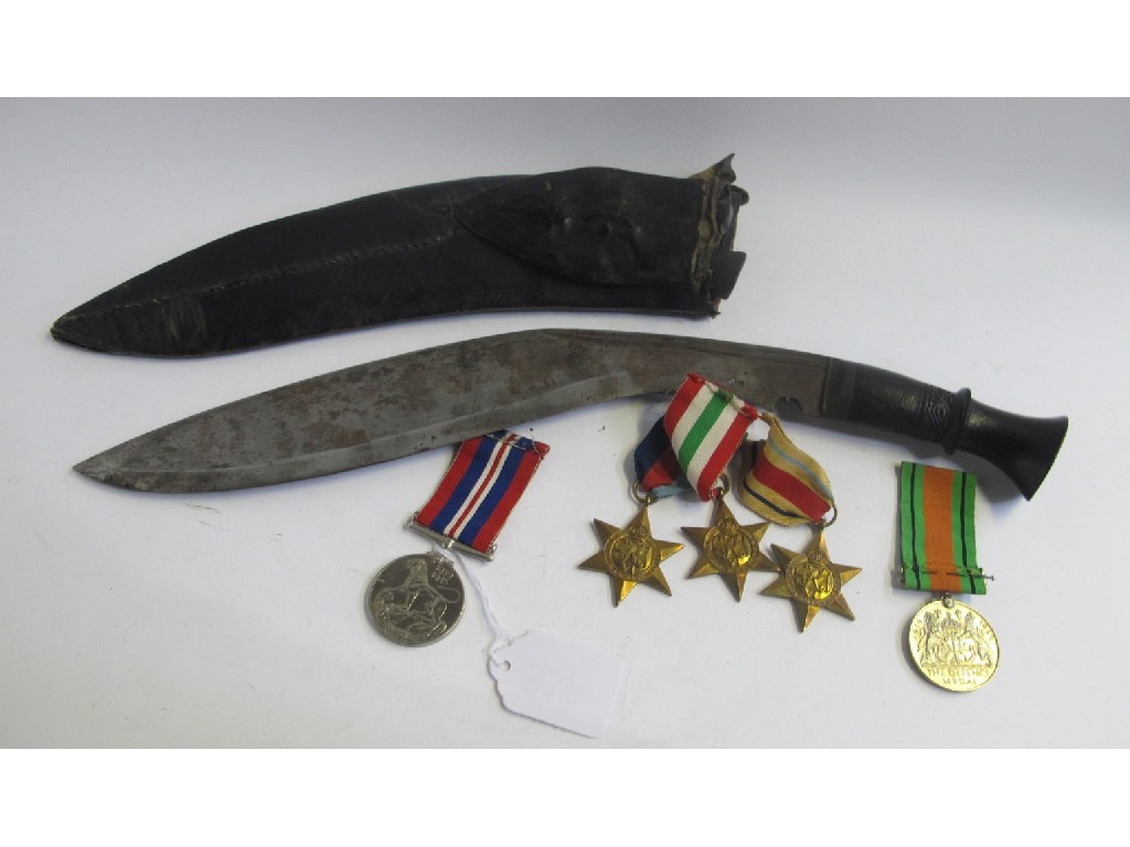 Appraisal: Lot comprising set of WWII medals and stars and a