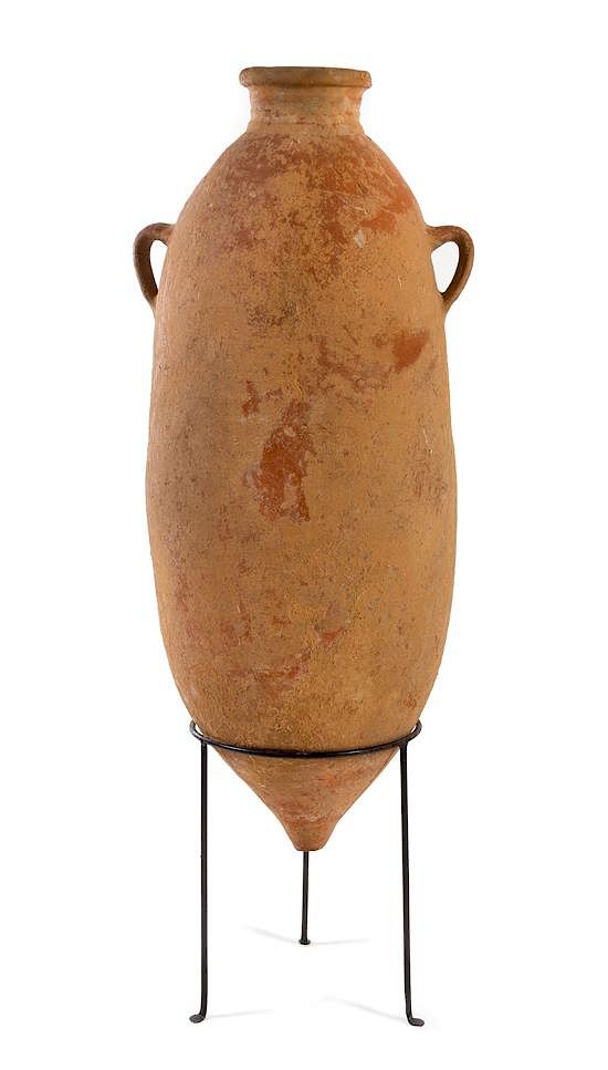 Appraisal: A Roman Terra Cotta Transport Amphora Height inches A Roman