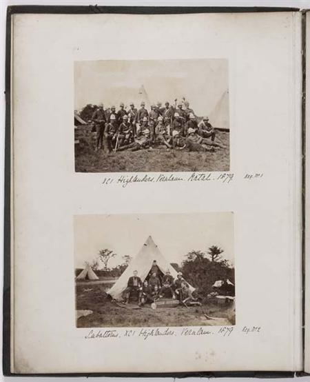 Appraisal: Argyllshire Highlanders - South Africa An album of photographs belonging