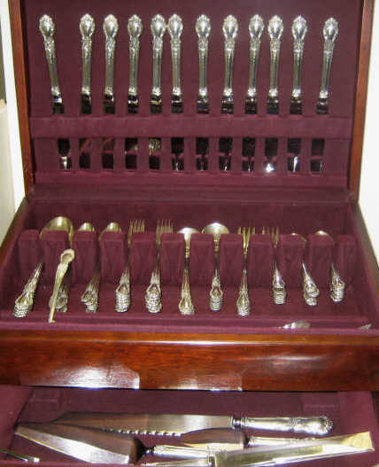 Appraisal: INTERNATIONAL SILVER CO MERIDEN CT Sterling silver flatware service for