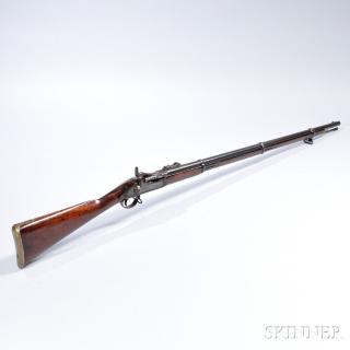 Appraisal: Pattern Enfield-Snider Conversion Rifle c walnut stock refinished brass buttplate