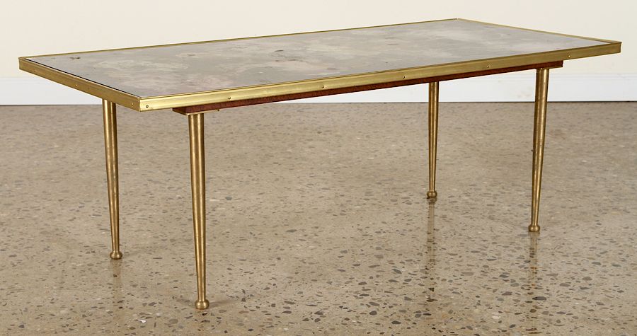 Appraisal: ITALIAN MID CENTURY MODERN PAINTED COFFEE TABLE An unusual Italian