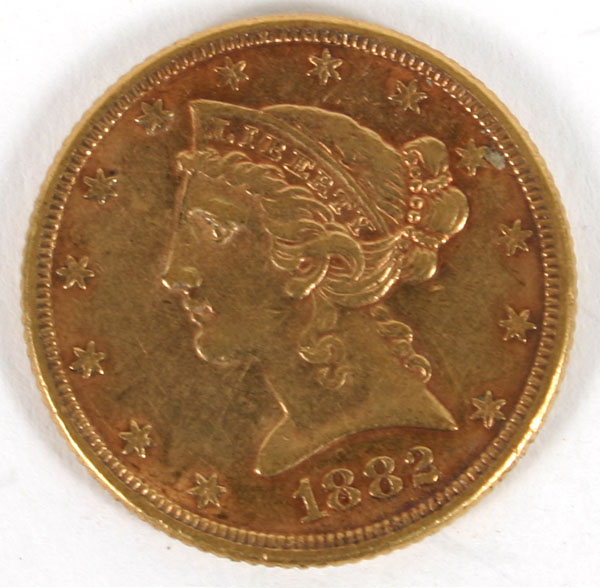 Appraisal: Liberty Head Variety Two Gold Coin VF-XF