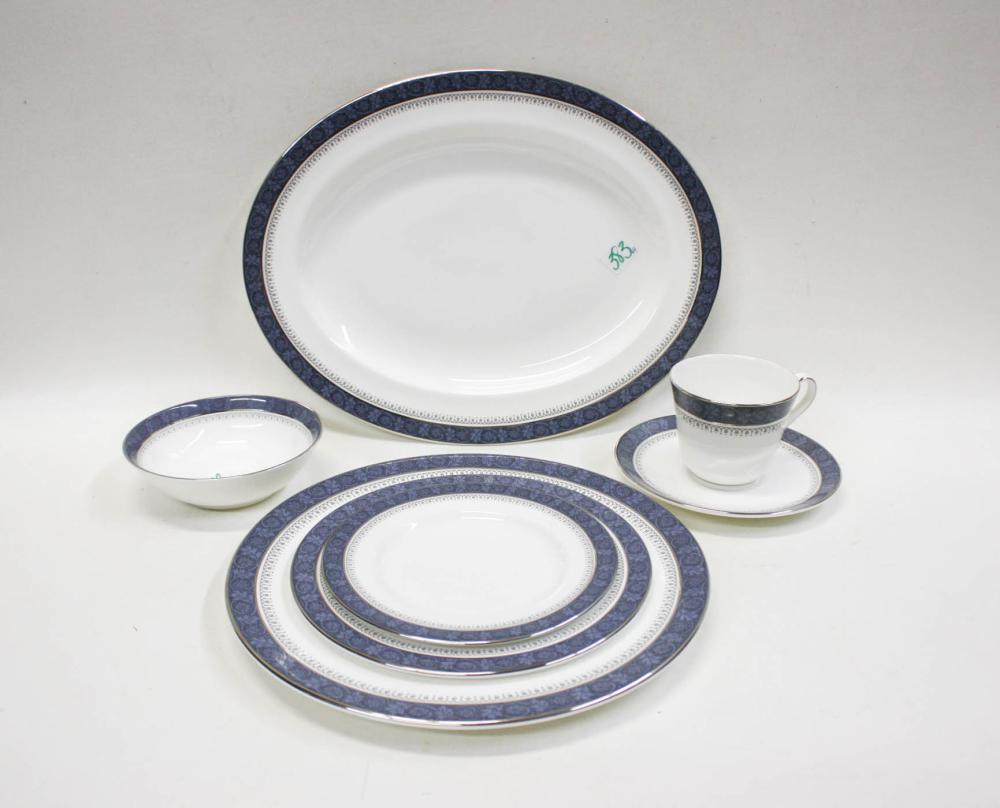 Appraisal: ROYAL DOULTON SHERBROOKE CHINA SET pieces service for eight comprised