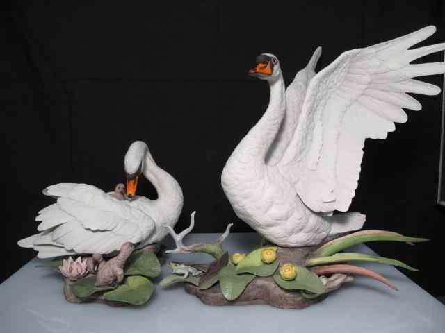 Appraisal: Two Boehm Mute Swan figures from a limited edition of