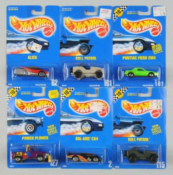 Appraisal: Lot of Mattel Hot Wheels Blue Card Vehicles Description Includes