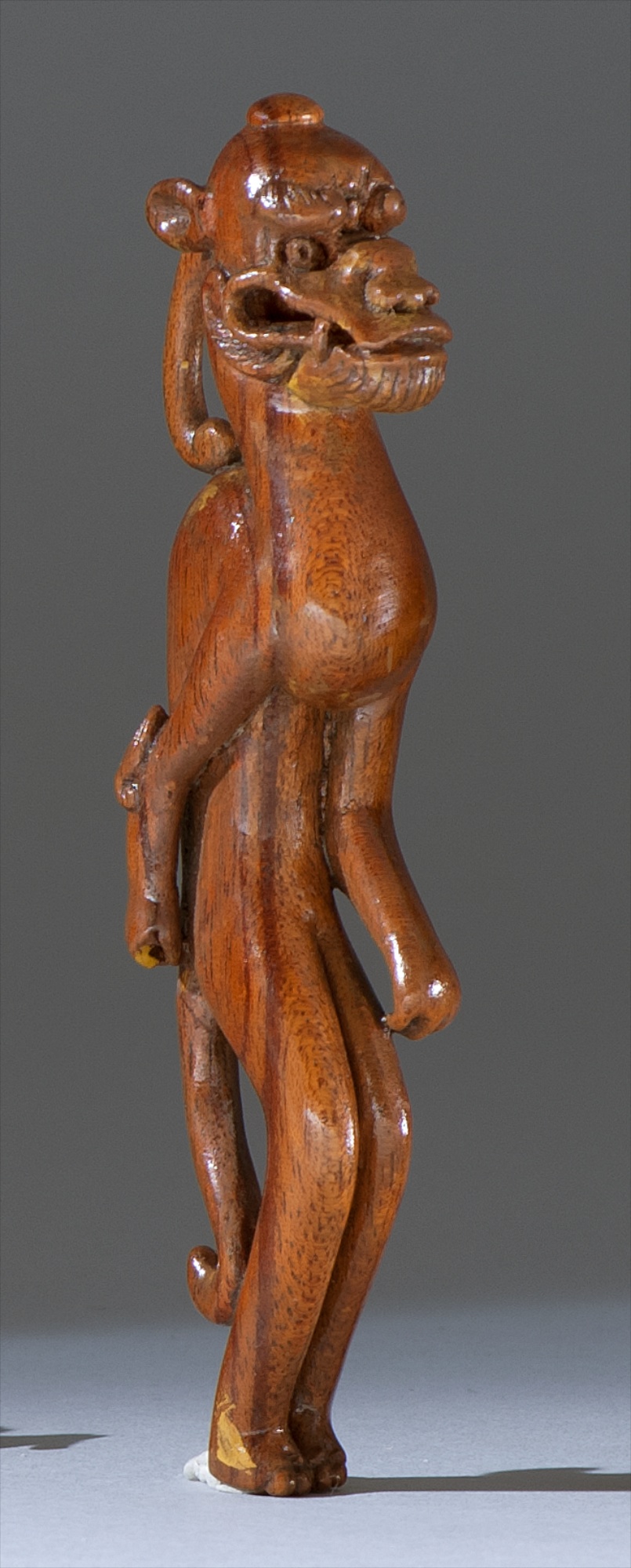 Appraisal: WOOD NETSUKE th CenturyBy William Shotts In the form of