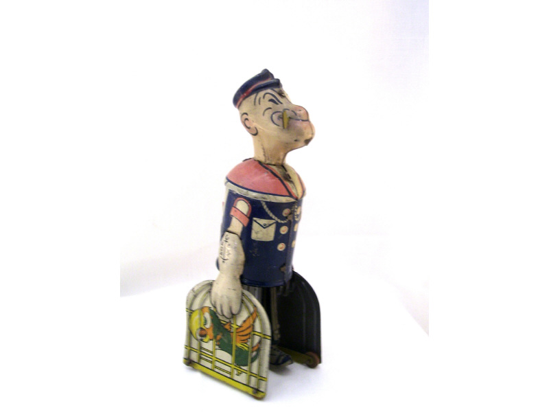 Appraisal: Popeye Walking Mechanical Figure Keywind operation in working condition When