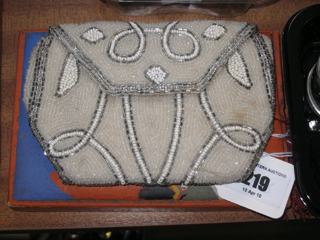 Appraisal: Beaded cocktail purse