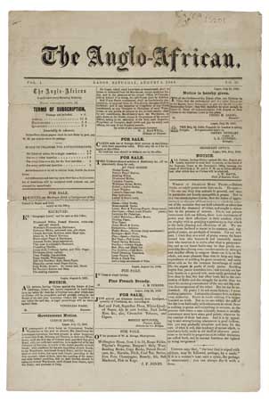 Appraisal: THE SECOND ENGLISH-LANGUAGE NEWSPAPER IN WEST AFRICA AFRICA CAMPBELL ROBERT