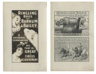 Appraisal: Strobridge Lithograph Co Circus Poster Photo Archive Cincinnati 's A