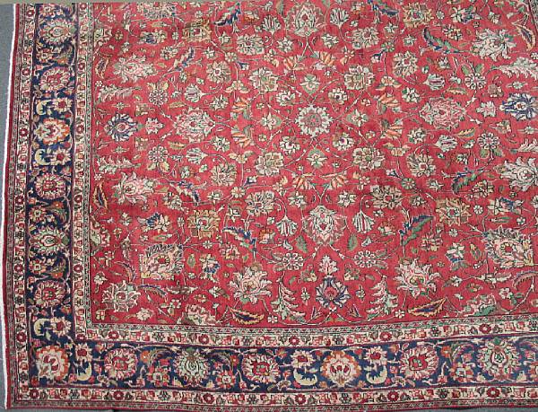 Appraisal: A Tabriz carpet size approximately ft in x ft in