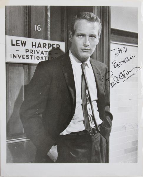 Appraisal: Paul Newman Signed Photograph inscribed To Bill Best Wishes Paul