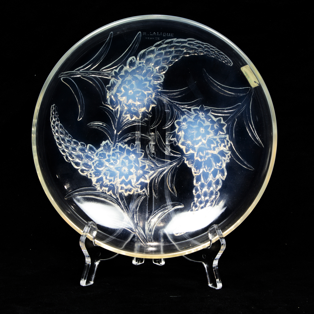 Appraisal: A RENE LALIQUE OPALESCENT GLASS VERONIQUE BOWL A Rene Lalique