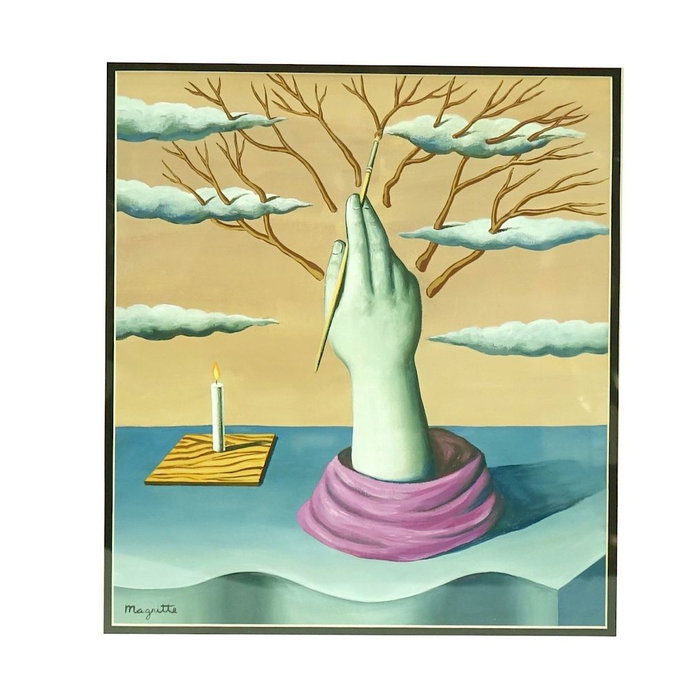 Appraisal: After Rene Magritte Goauche After Rene Magritte German - Goauche