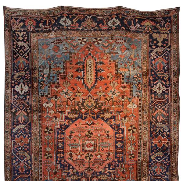 Appraisal: A Heriz carpet Northwest Persia late th century size approximately