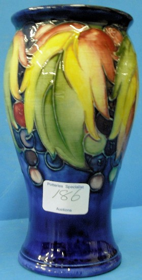 Appraisal: Moorcroft Vase decorated in the Leaf and Berry design height