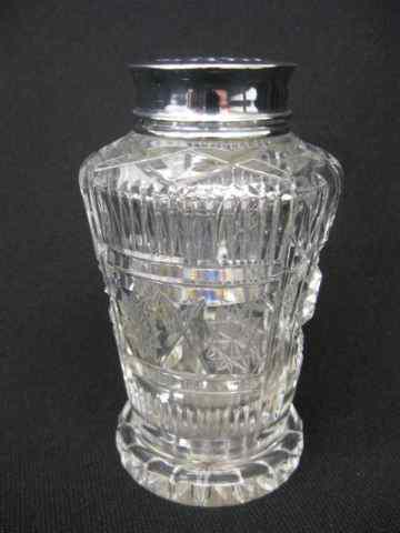 Appraisal: Cut Crystal Muffineer or Sugar Shaker '' excellent