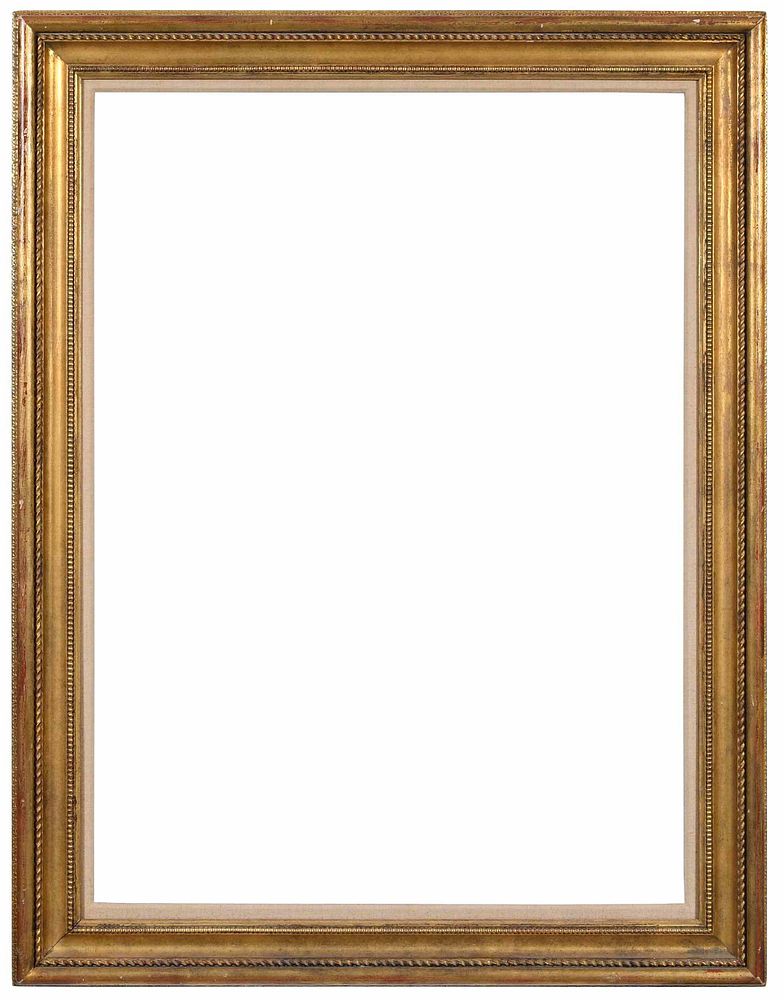 Appraisal: th Century Cove Molding Frame gilt wood rabbet without liner