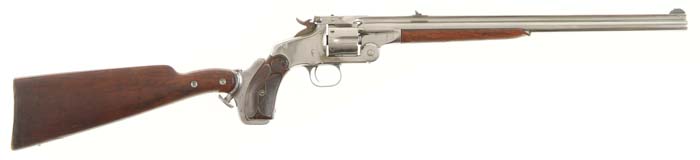 Appraisal: VERY RARE CASED SMITH WESSON REVOLVING CARBINE Cal S W