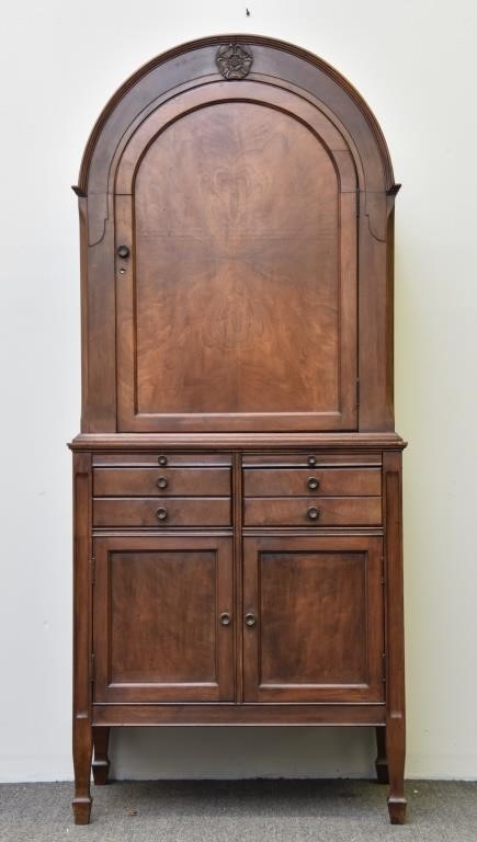 Appraisal: Walnut doctors cabinet circa h x w x d