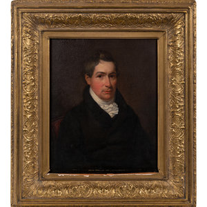 Appraisal: British School th Century Portrait of a Gentleman oil on