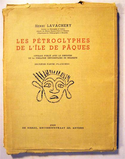 Appraisal: vol port Lavacheri Henri Les Petroglyphes de l'Ile de Paques