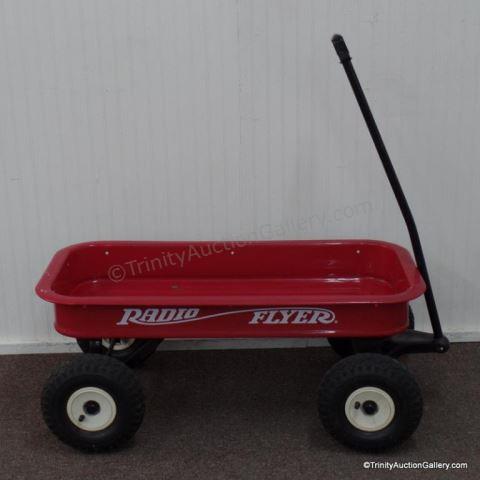 Appraisal: Radio Flyer Red Wagon w Pneumatic Tires Used by the