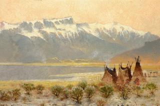 Appraisal: EDWIN DEAKIN - Sink of the Humboldt NVoil on canvas