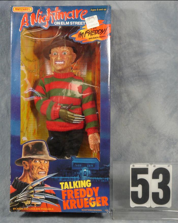 Appraisal: Matchbox Talking Freddy Krueger Doll mint in original box Estimate