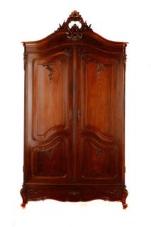 Appraisal: Continental Rococo Revival Style Armoire Continental late th century A