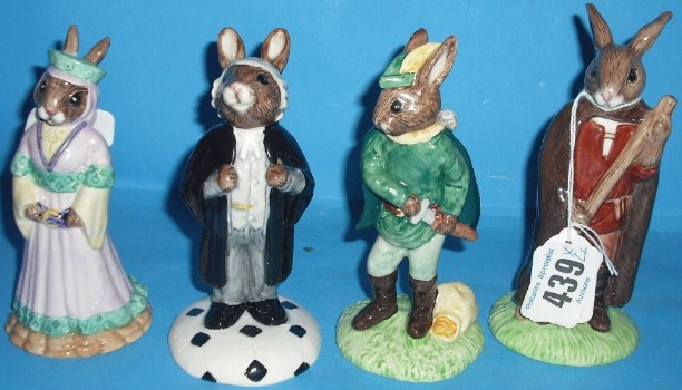 Appraisal: Royal Doulton Bunnykins figures Robin Hood DB Maid Marion DB