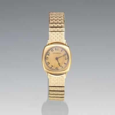 Appraisal: A Ladies' Tiffany Co k Gold Wrist Watch k yellow