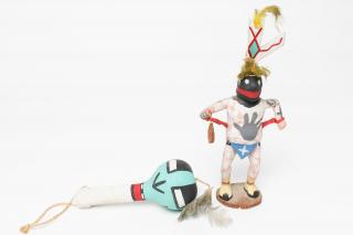 Appraisal: American Indian Kachina Doll Rattle Native American vintage hand-carved and