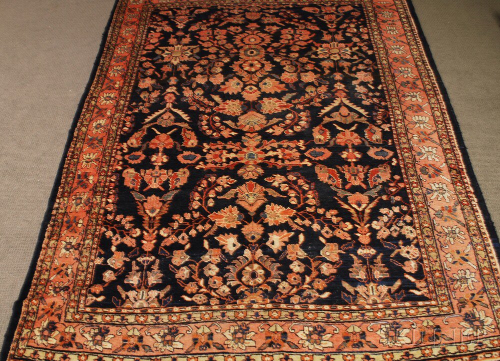 Appraisal: Sarouk Carpet West Persia early th century low pile in