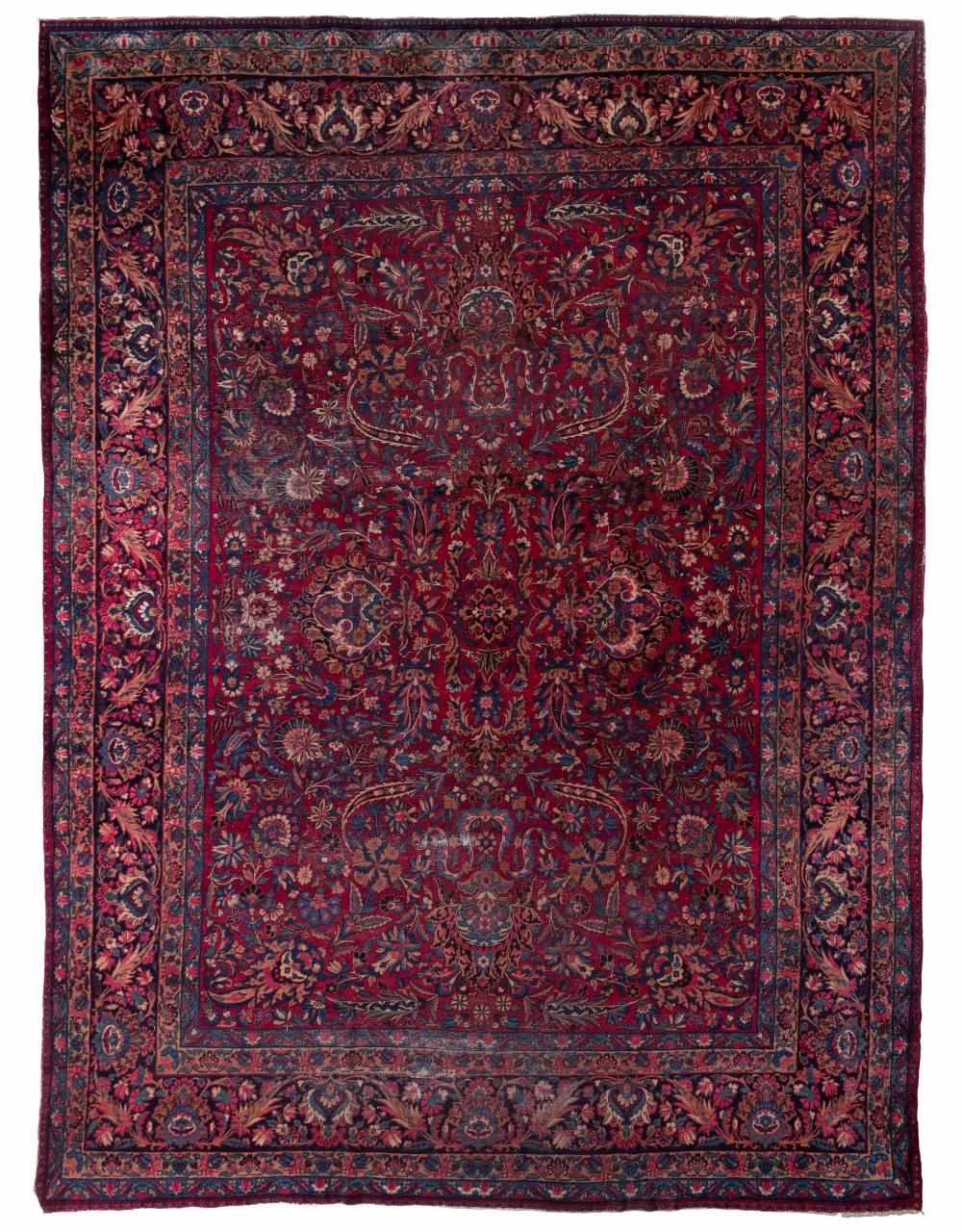 Appraisal: PERSIAN RUG X CIRCA - PERSIAN RUG ' X '