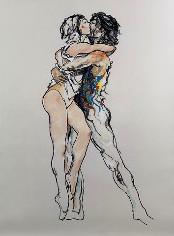 Appraisal: Donald Hamilton Fraser British - Ballet Dancers signed and numbered