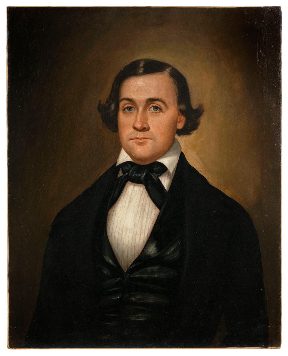 Appraisal: JOSEPH GOODHUE CHANDLER MASSACHUSETTS NEW YORK - PORTRAIT OF SAMUEL