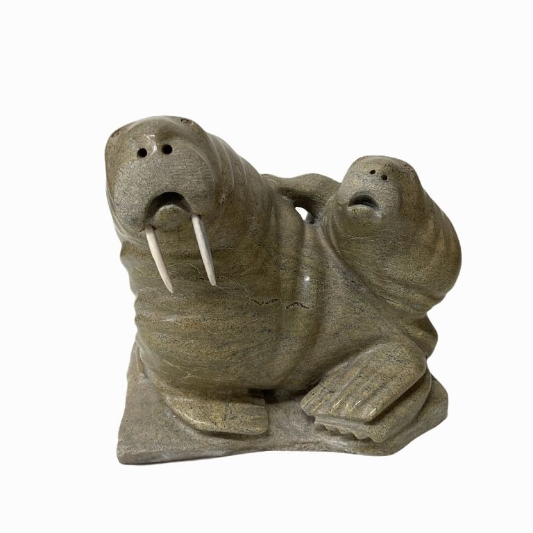 Appraisal: Anilnilk Peelaktoak Inuit b Sculpture Anilnilk Peelaktoak Inuit b Sculpture