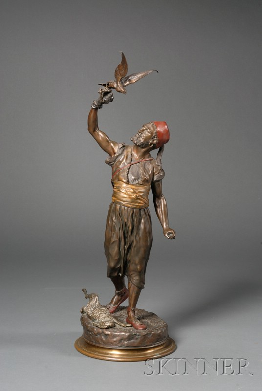 Appraisal: After Pierre Jules Mene French - Bronze Figure of a