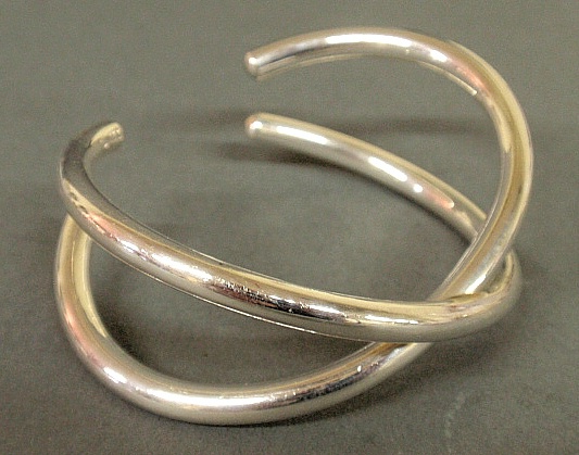 Appraisal: - Vintage Georg Jensen sterling silver bracelet Nanna Ditzel designer