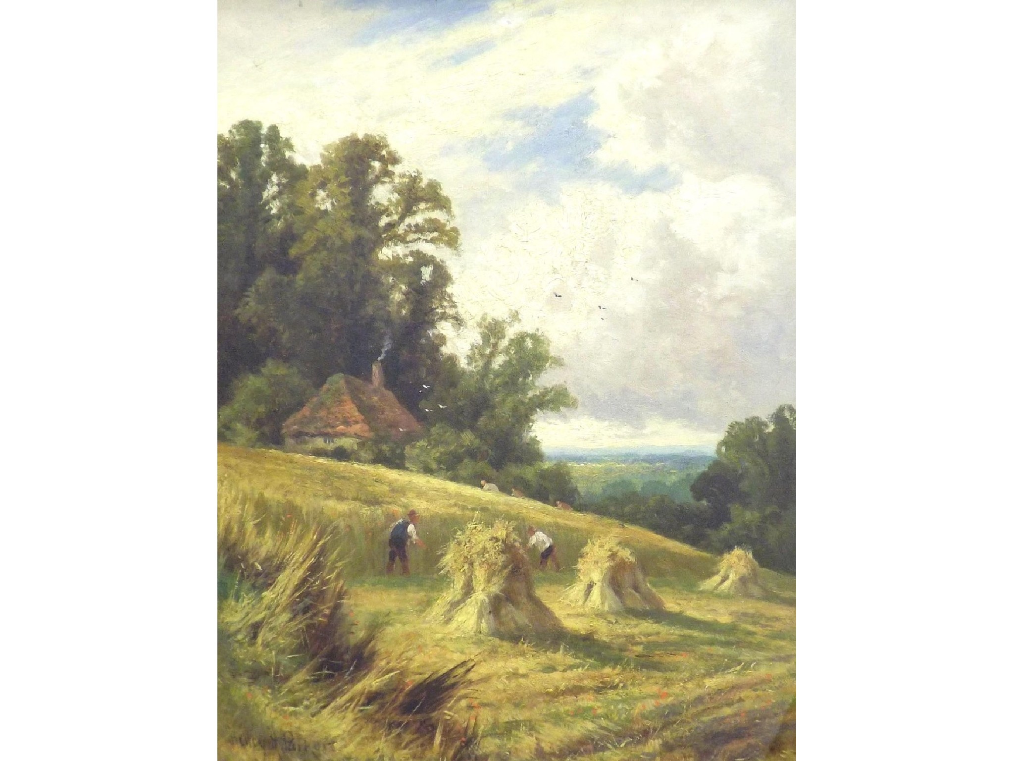 Appraisal: Henry Hillingford Parker - - 'A Sussex Cornfield' signed also