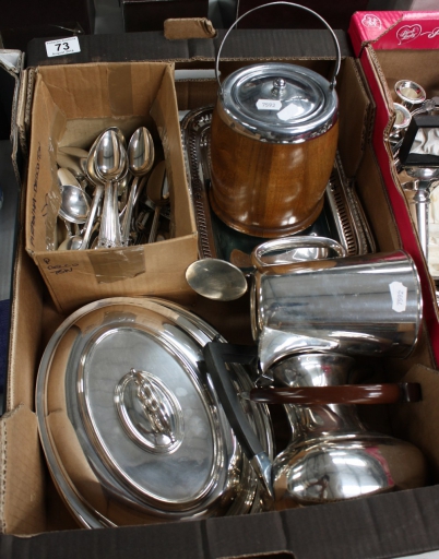 Appraisal: A good collection of silver plated items to include serving