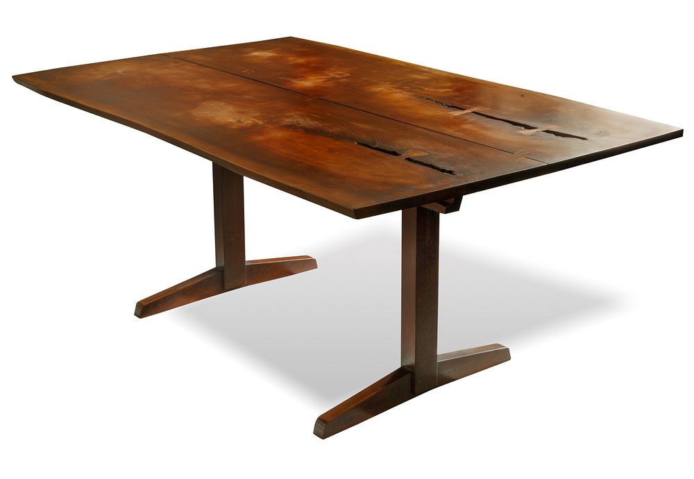 Appraisal: GEORGE NAKASHIMA AMERICAN - GEORGE NAKASHIMA AMERICAN - Trestle Extention