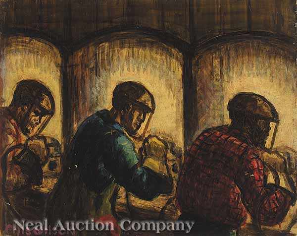 Appraisal: Ellis Wilson American Kentucky - Grinding Workers New Jersey Defense