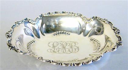 Appraisal: Towle sterling silver rococo style fruit bowl retailed by j