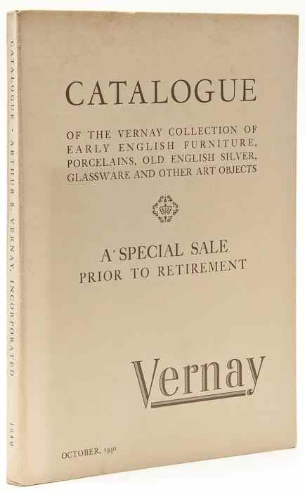 Appraisal: Vernay Arthur S Catalogue of the Vernay Collection of Early