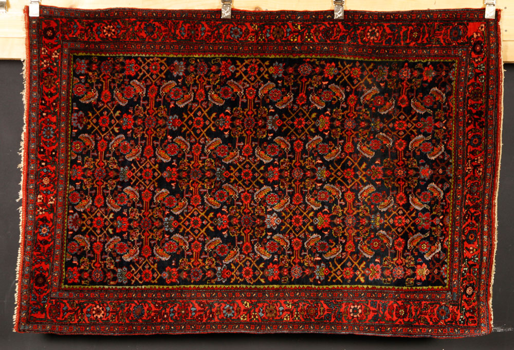 Appraisal: - Antique Bidjan Oriental Rug One antique Bidjan oriental scatter