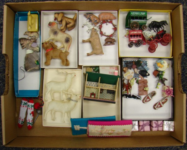 Appraisal: Lot of minis Animals - dogs pigs mice reindeer etc